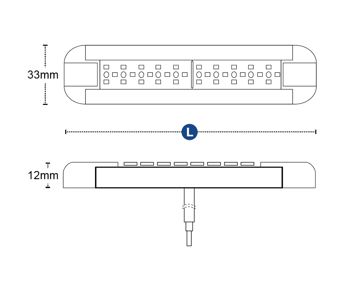 Strip Light LED 306mm 10-30v