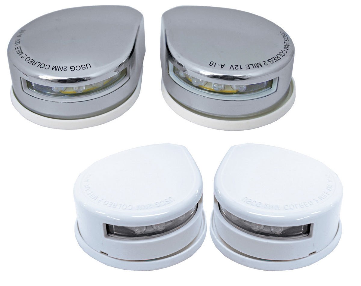 Nav Light LED P&S Hrz Wht