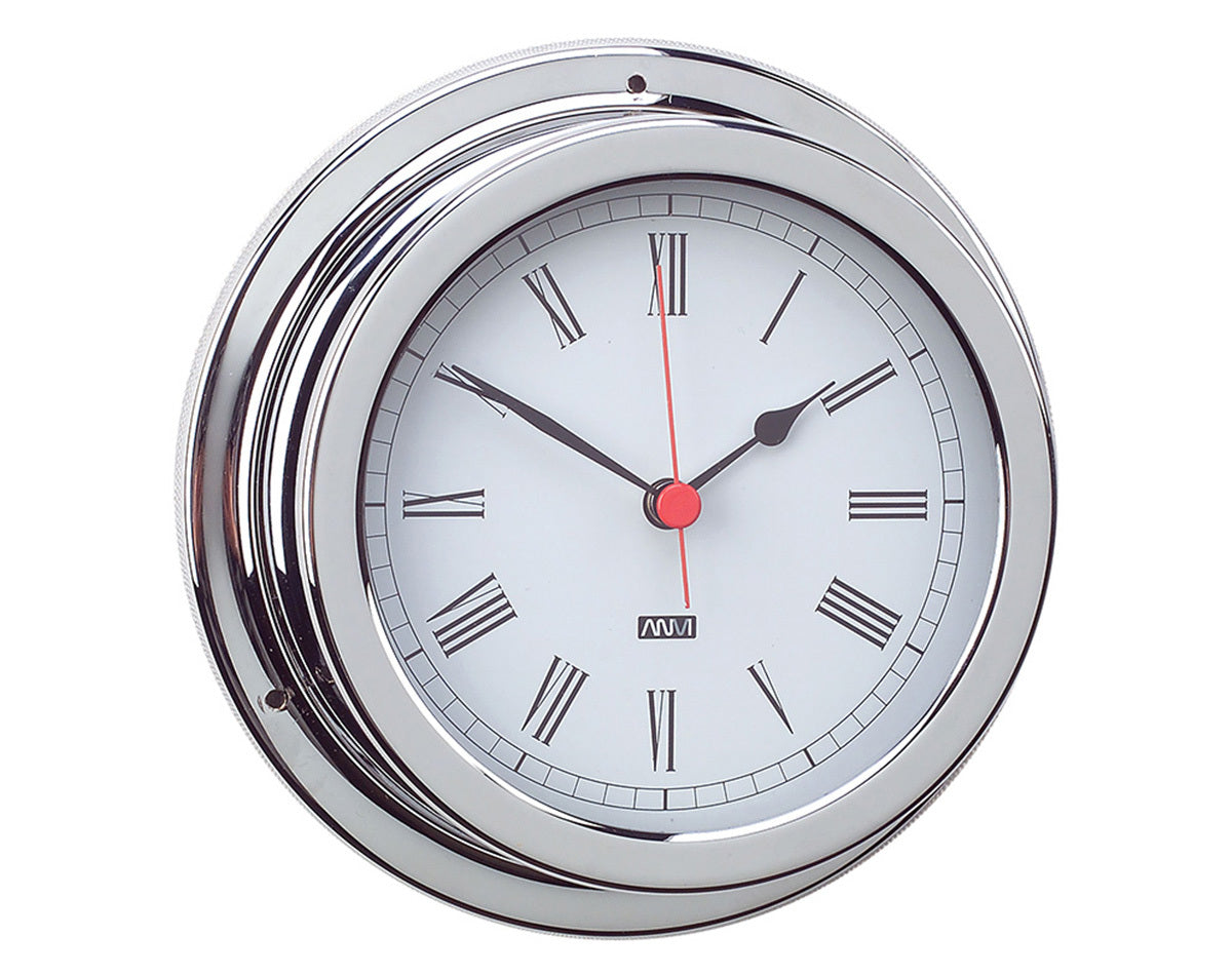 Clock Chrome Brass 70mm