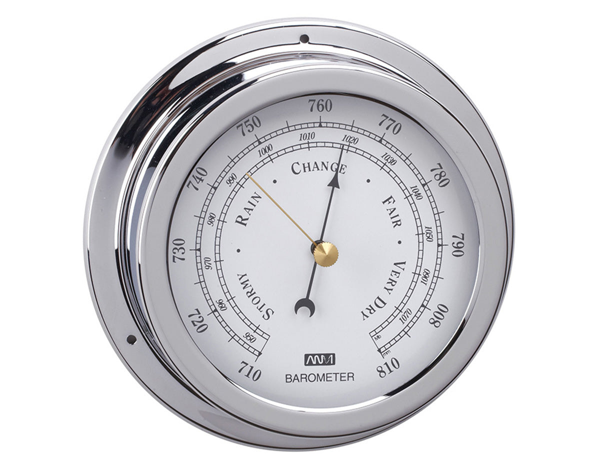 Barometer CP Brs Blk 95mm
