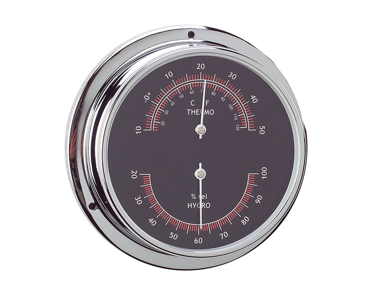 Therm/Hygro CP Brass 70mm