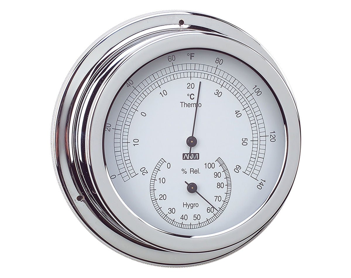 Therm/Hygro CP Brass 70mm