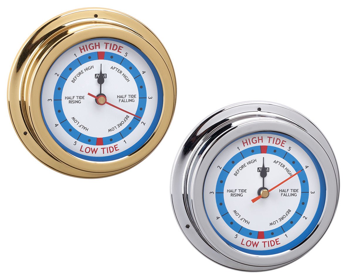 Tide Clock Brass 120mm