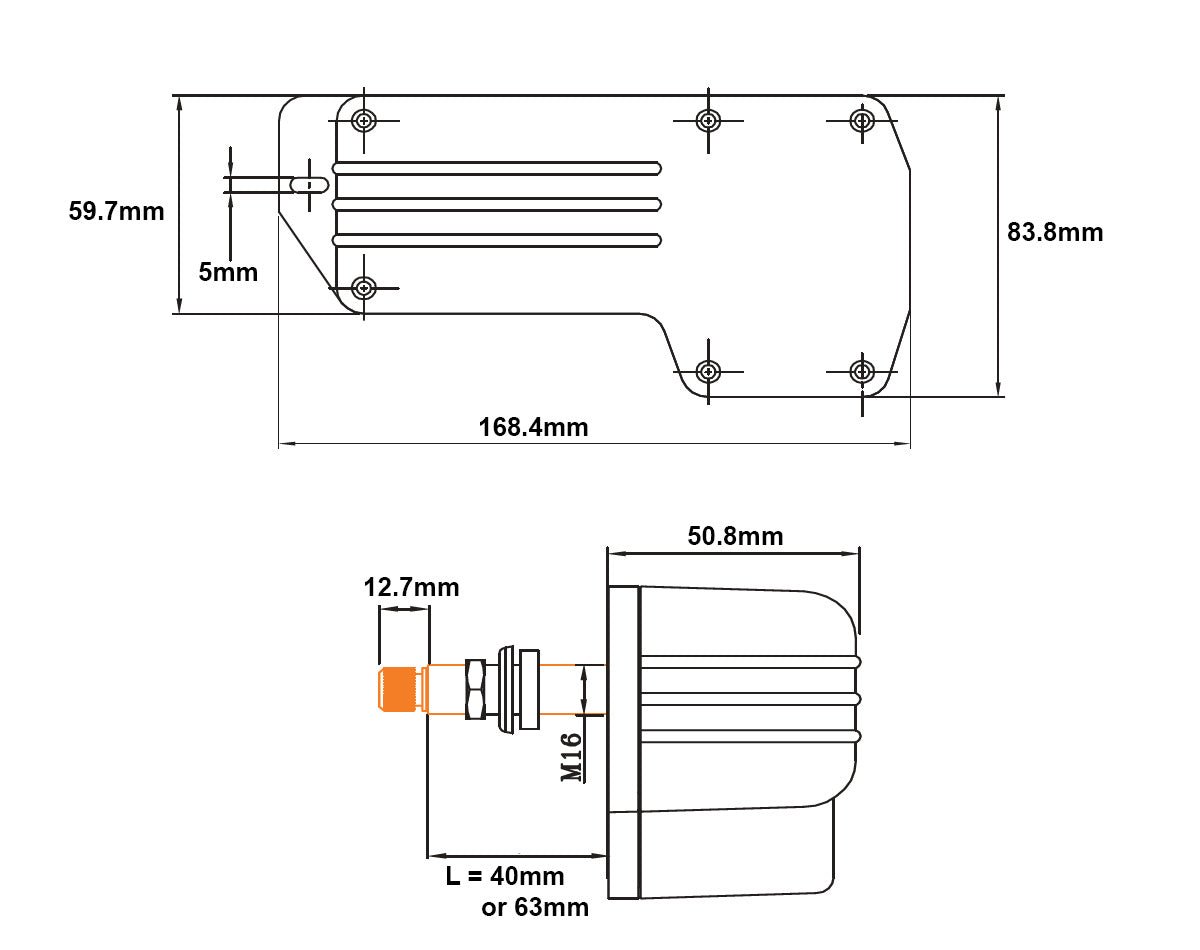 Wiper AFI1000 110D 40 12v