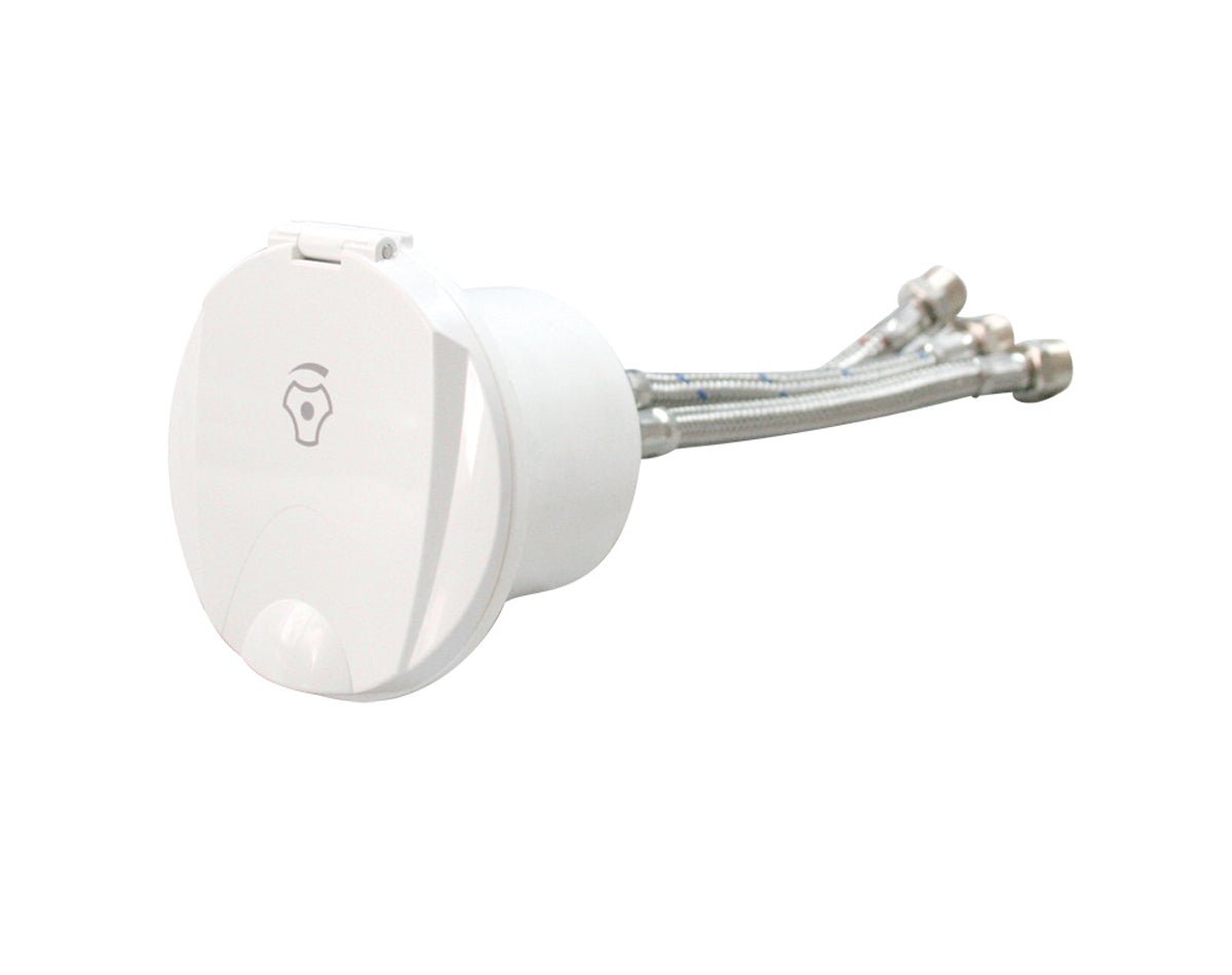 Shower Mixer Tap Set Wht