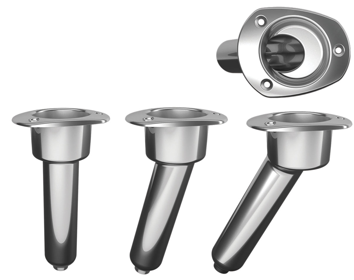 Rod Holder Oval Stainless Steel 0Deg
