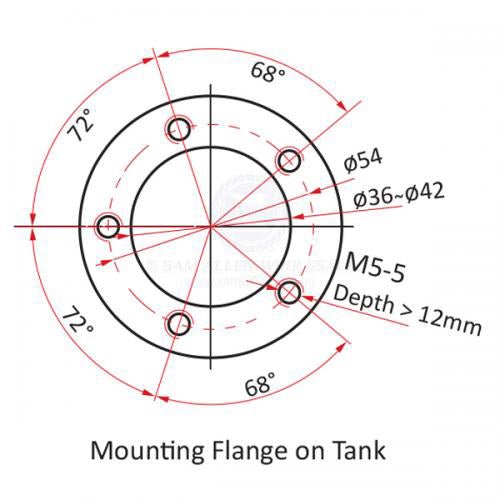 Sensor Waste 240-33 233mm