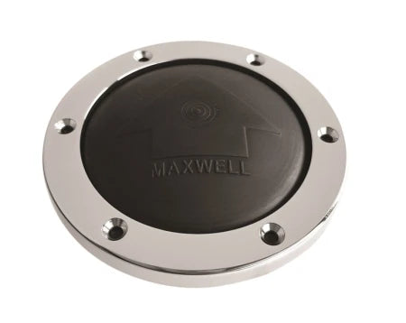 VETUS Foot switch, stainless steel (AISI 316) bezel, no cover, Ø 108 mm,  20 mm high, 49 mm deep P19001