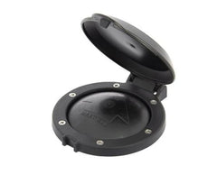 VETUS Foot switch, with black cover, Ø 104 mm, 21 mm high, 47 mm deep P19006