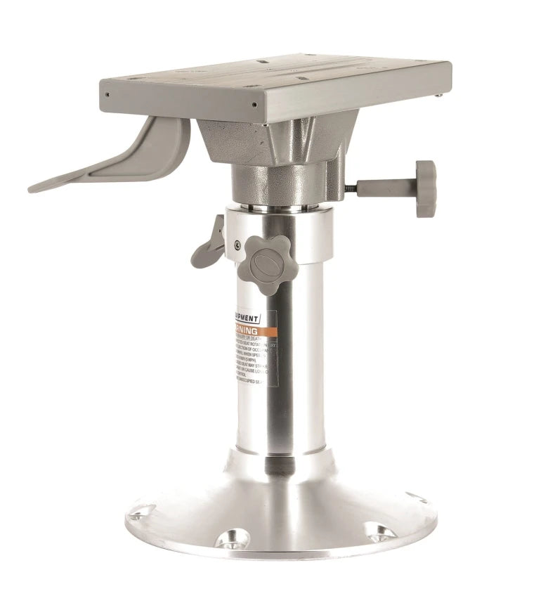 VETUS Manually adjustable seat pedestal with slide, height 43 - 63 cm PCMS4363