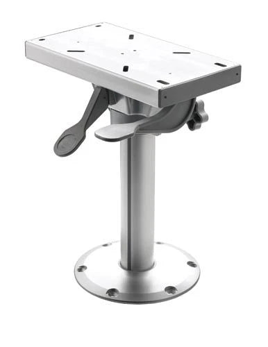 VETUS Removable fixed height seat pedestal with slide, height 38 cm PCRS38