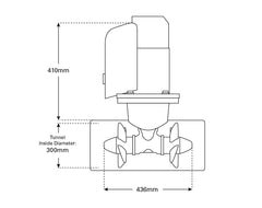 Quick Bow Thruster BTQ250 120KGF 6.5kw 24v