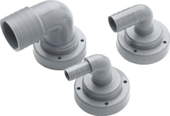 VETUS Hose connection, Ø 38 mm, right angle, for rigid tanks RT38B