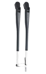 VETUS Black parallel arm set, L= 386 - 471 mm, complete (for VETUS type RWS wiper motors) RWADX