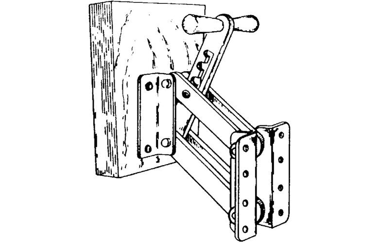 O/B Bracket Alum.Adj.15HP