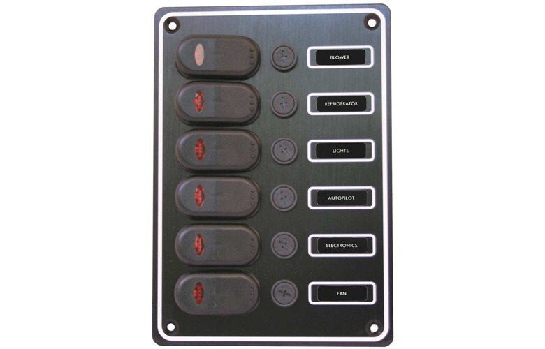 Switch Panel 6 Gang