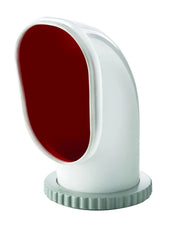 VETUS Cowl ventilator type Samoen, silicone with red interior, Ø 125 mm (incl. synthetic deck ring and nut) SAMOEN