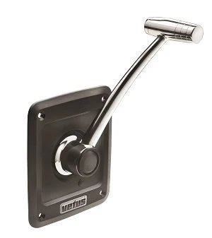VETUS Single lever remote control, side mounting, with stainless steel (AISI 316) handle and T-bar and synthetic housing