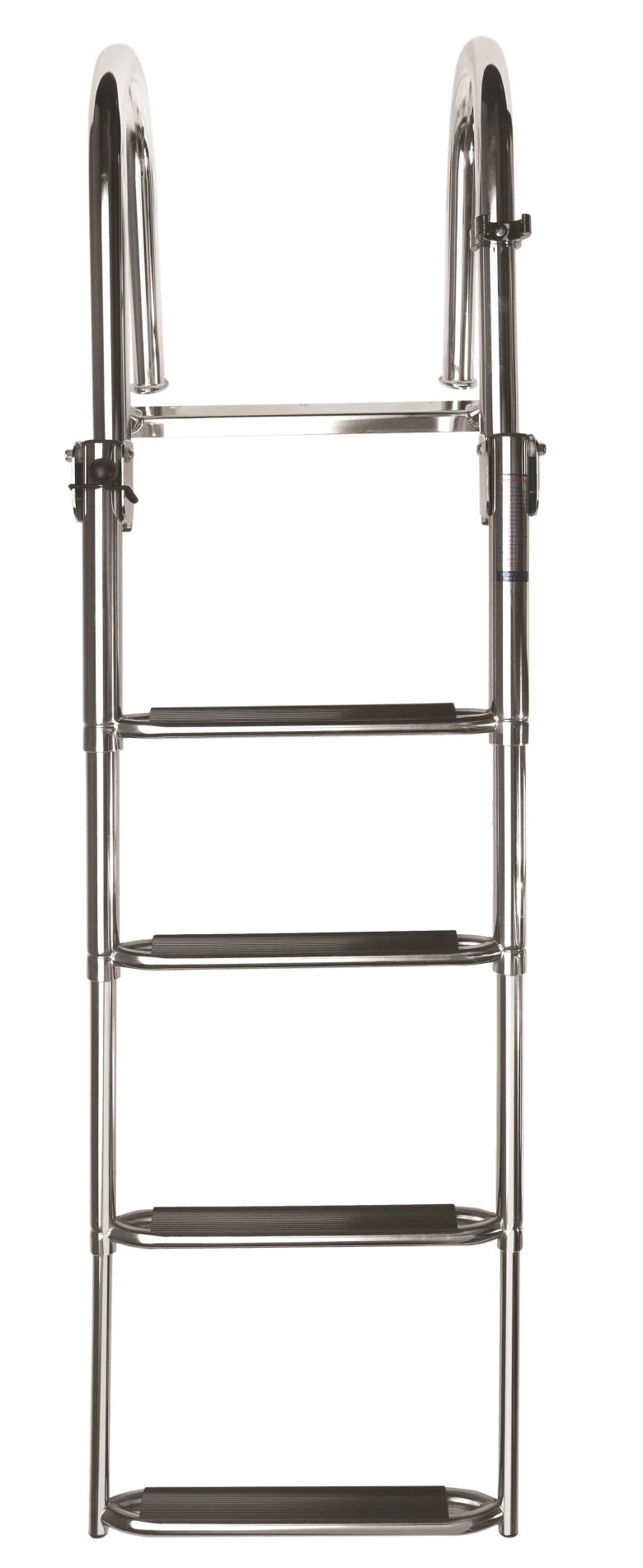 VETUS Telescopic stainless steel (AISI 316) boarding ladder with 4 steps, extended length 1600 mm SLT4DA