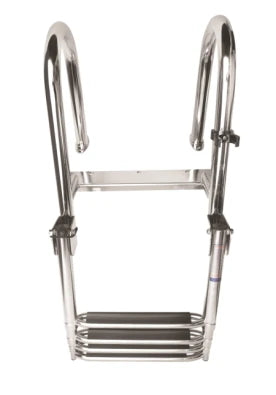 VETUS Telescopic stainless steel (AISI 316) boarding ladder with 4 steps, extended length 1600 mm SLT4DA