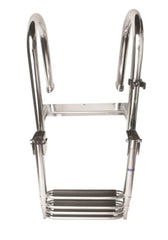 VETUS Telescopic stainless steel (AISI 316) boarding ladder with 4 steps, extended length 1600 mm SLT4DA