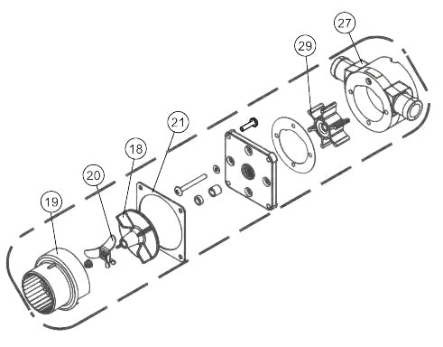 Pump Body Kit TMC Toilet