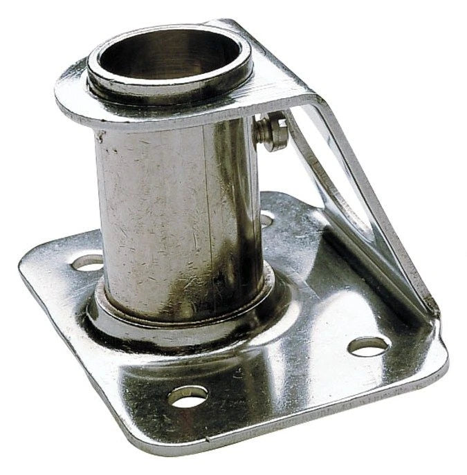 VETUS Stanchion socket, stainless steel (AISI 316), straight STANCHPR