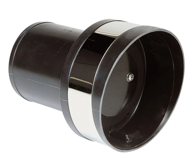 VETUS Synthetic transom exhaust connection with check valve, TC090, Ø 90 mm  TC090