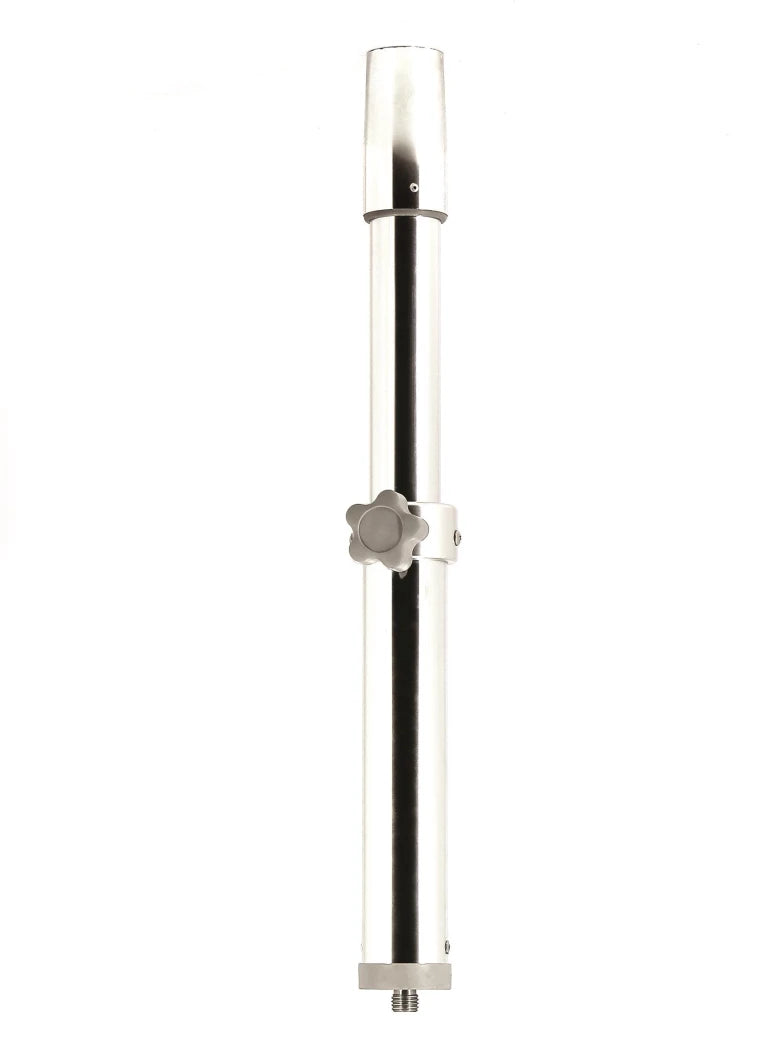 VETUS Table column screw connection, polished and bright anodised, manually adjustable, height 50 - 70 cm TCSPM