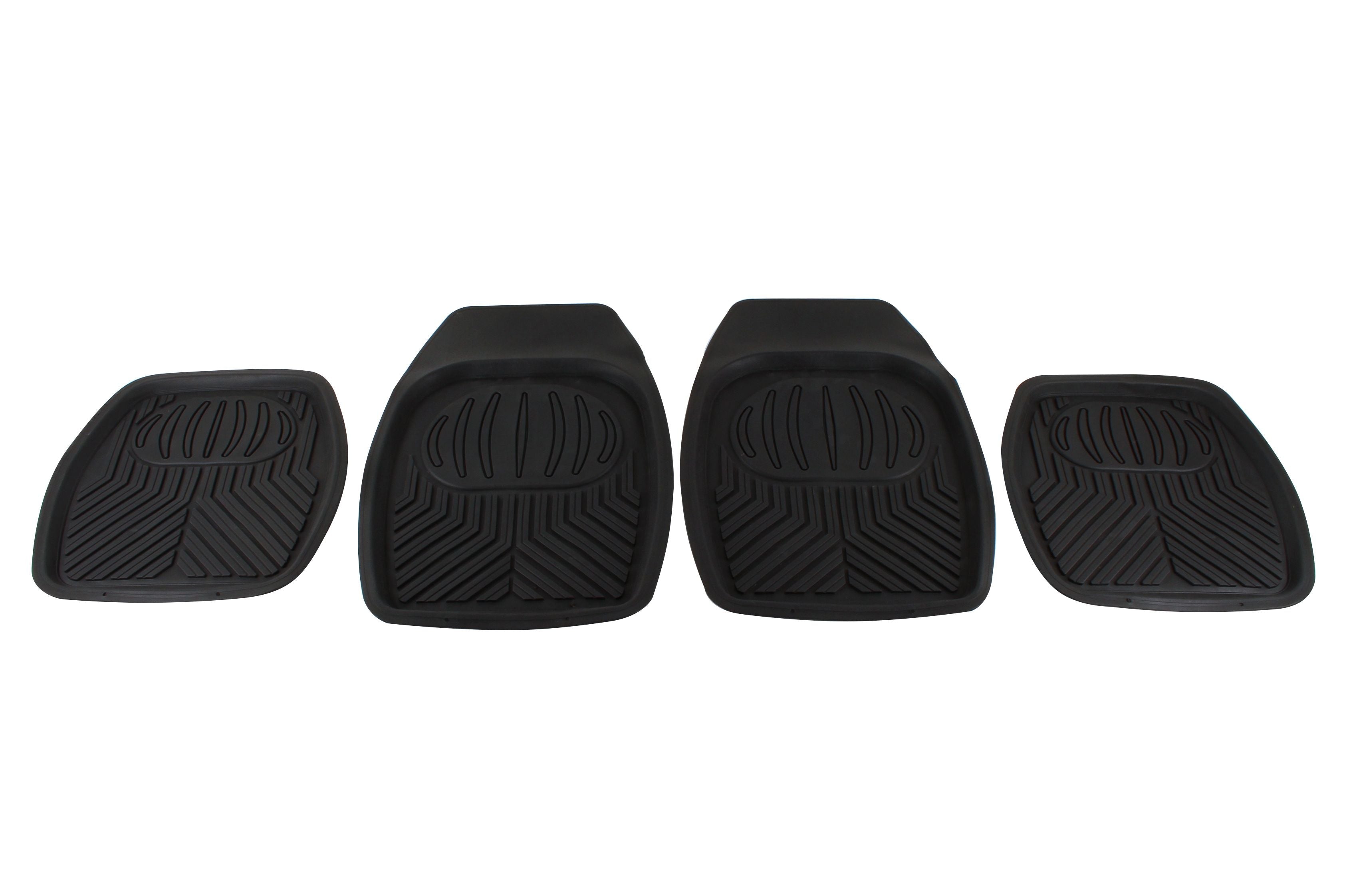 4 PACK BLACK CAR MATS