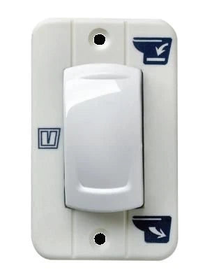 VETUS Rocker switch for toilet type TMWQ / TMSQ, 12 / 24 V TMWBS