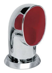 VETUS Cowl ventilator Ø 100 mm ID, type Tom, Stainless Steel AISI 316, with red interior (incl. ring and nut) TOM316R