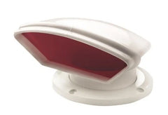 VETUS Cowl ventilator type Tramon S, silicone with red interior, Ø 75 mm (incl. fixed synthetic ring) TRAMONS