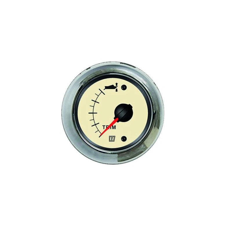 VETUS Trim meter for Z-drive, 12/24 V, cream TRIMN
