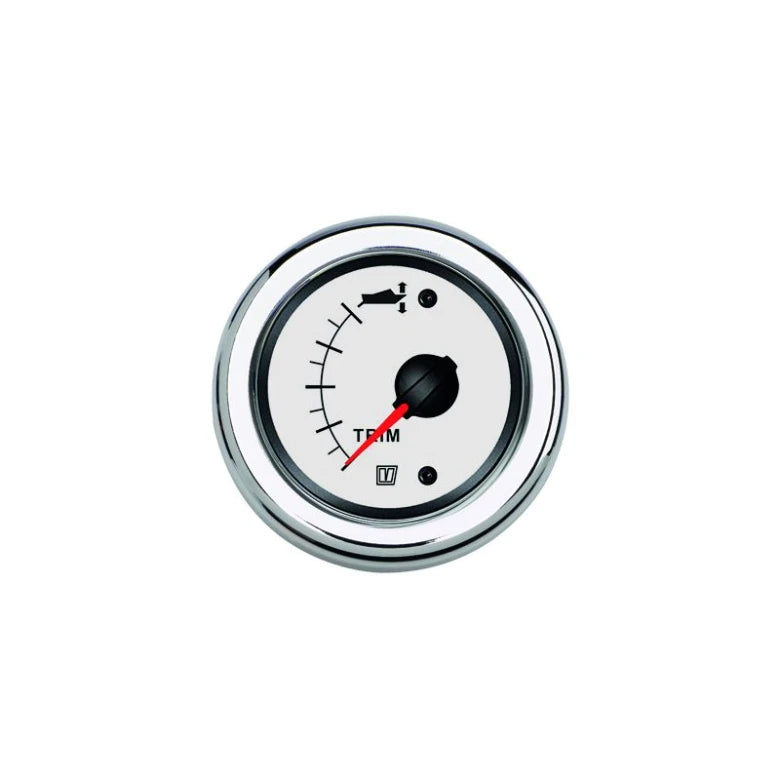 VETUS Trim meter for Z-drive, 12/24 V, white TRIMW