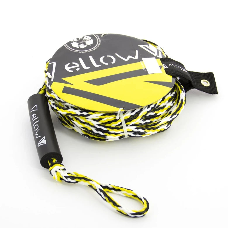 VETUS Tow rope for iFuntubes with floater for 2 persons - black / yellow / white YVTOWRO2