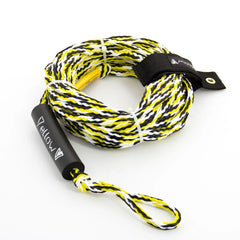 VETUS Tow rope for iFuntubes with floater for 2 persons - black / yellow / white YVTOWRO2