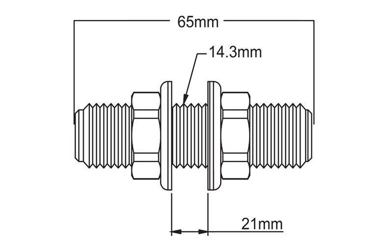 Bulkhead Fitting Kit 3/4 - R7