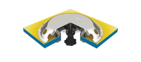 VETUS Closable deck ventilator type UFO 2 (incl. synthetic trim ring and mosquito screen) UFO2
