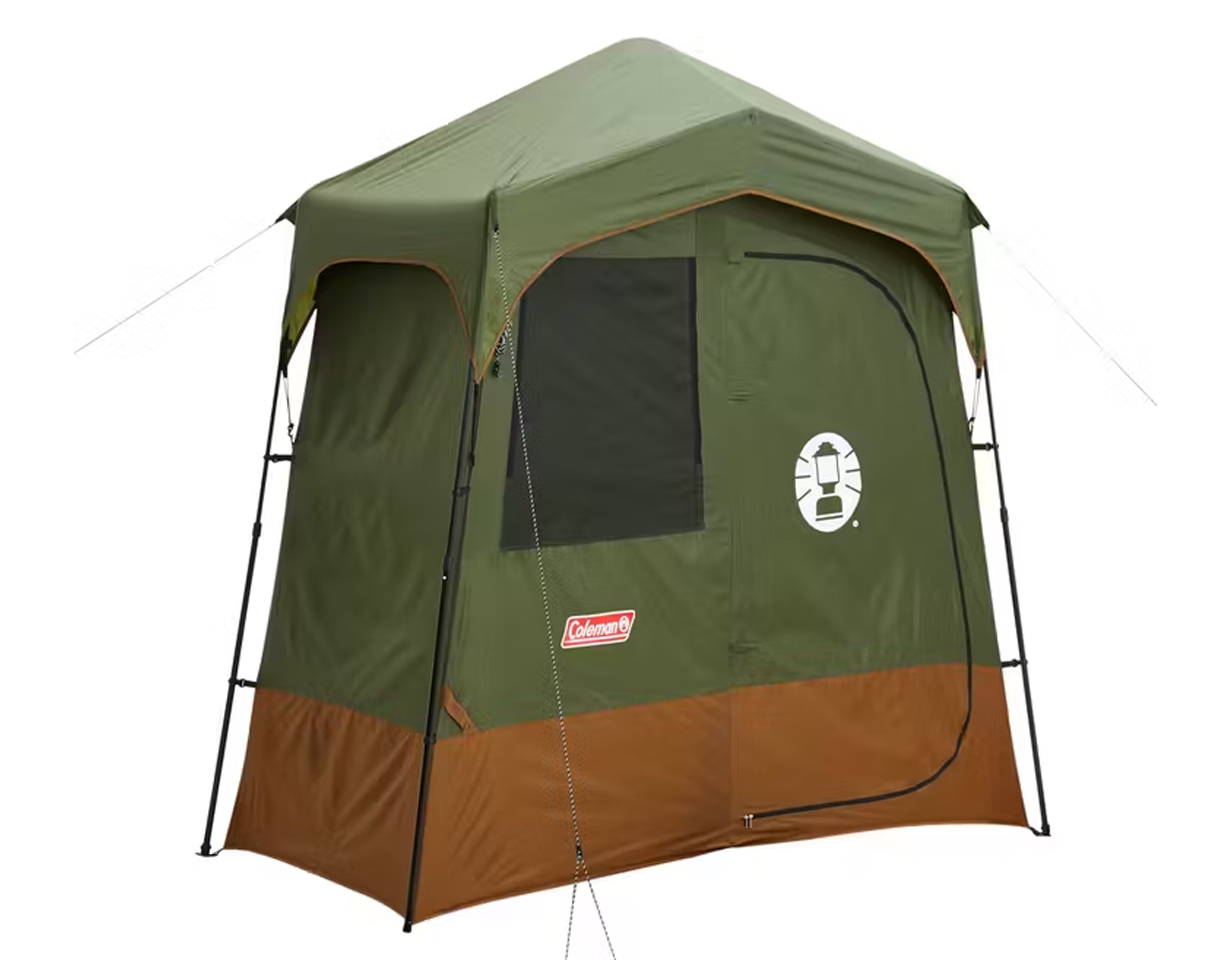 Coleman™ Instant Up Double Shower Ensuite Tent, Vented, Heavy Duty Floor, Storage Pockets, Silver Lined, Shower Hose Access Port