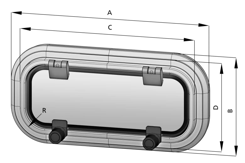 Vetus PZ (AIII) Porthole SIZE??