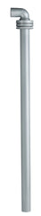 VETUS Extraction pipe, L= 780 mm, hose nipple Ø 38 mm, right angle WTS78038B