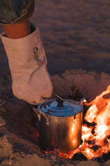 S/2 Large Leather Work Welding Camping Gloves
