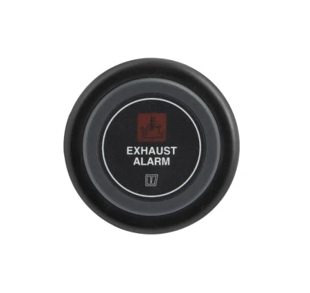 VETUS Dashboard instrument for exhaust temperature alarm 12 V, black (excl. sensor) XHI12B
