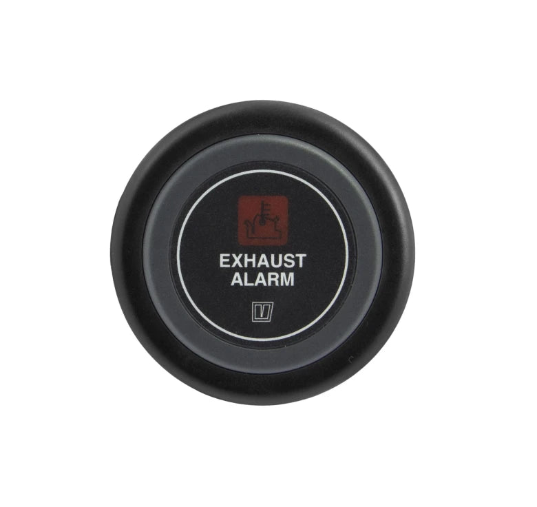 VETUS Dashboard instrument for exhaust temperature alarm 12 V, black (excl. sensor) XHI12B