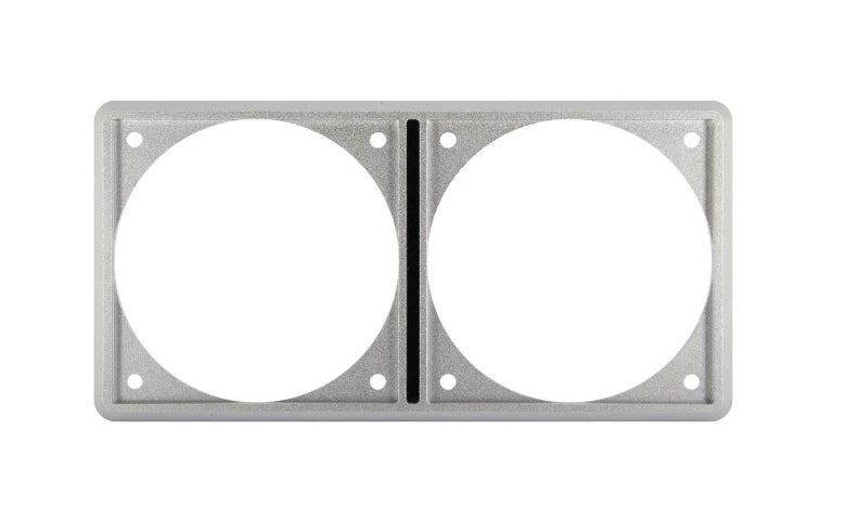 VETUS Aluminium frame for 2 panels, Ø75mm (excl. panels) XTASF2P