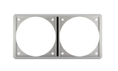 VETUS Aluminium frame for 2 panels, Ø75mm (excl. panels) XTASF2P