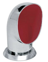 VETUS Cowl ventilator Ø 125 mm ID, type Yogi, Stainless Steel AISI 316, with red interior (incl. ring and nut) YOG316R