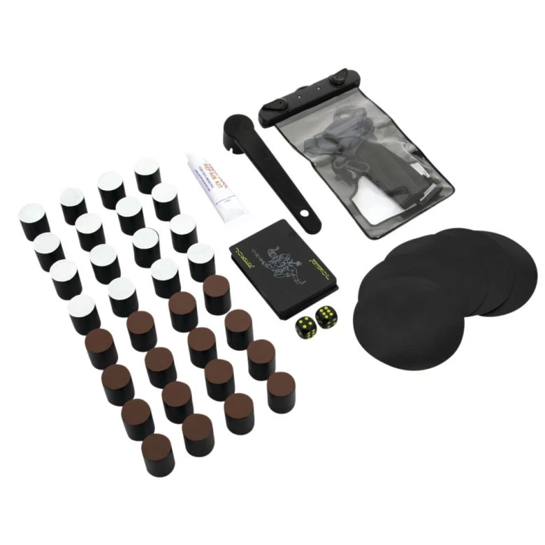 VETUS Yellow V Platform kit, Glue, Pads 5x, Key, Pawns, Cards, Phone case and Dry bag 2ltr. YVPKIT