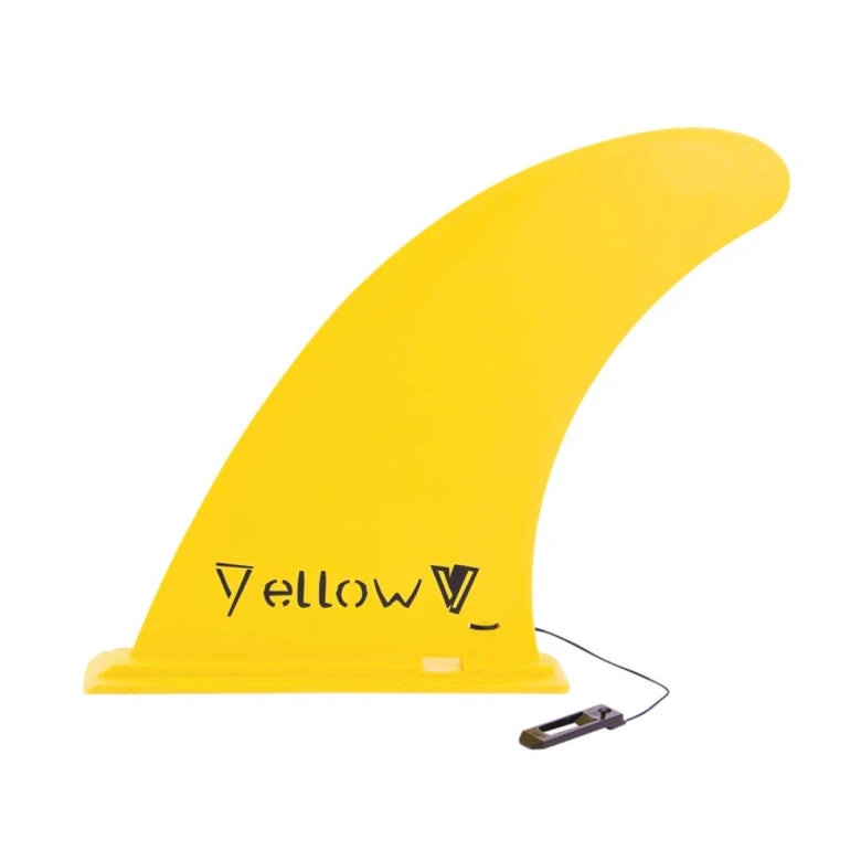 VETUS Yellow V fin 9" center, for all SUP boards, colour yellow YVFIN01